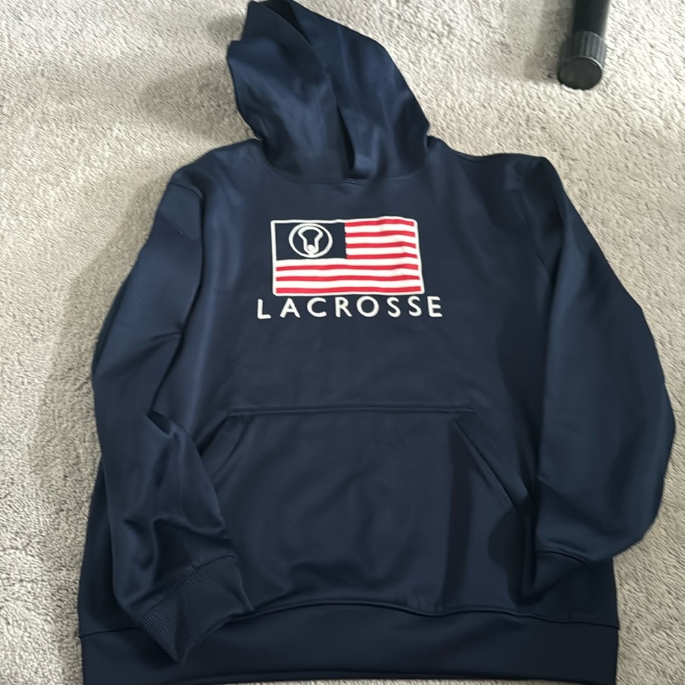 Youth lg in EUC lax sweatshirt never worn